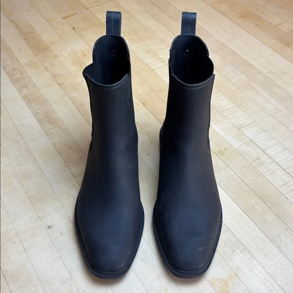 Sam Edelman Sue Rubber Rain Ankle Boot Women’s Waterproof Chelsea Black US 8M - Picture 2 of 8